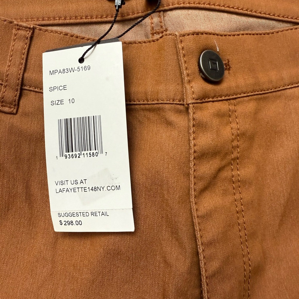 Lafayette 148 New York Terracotta Trousers